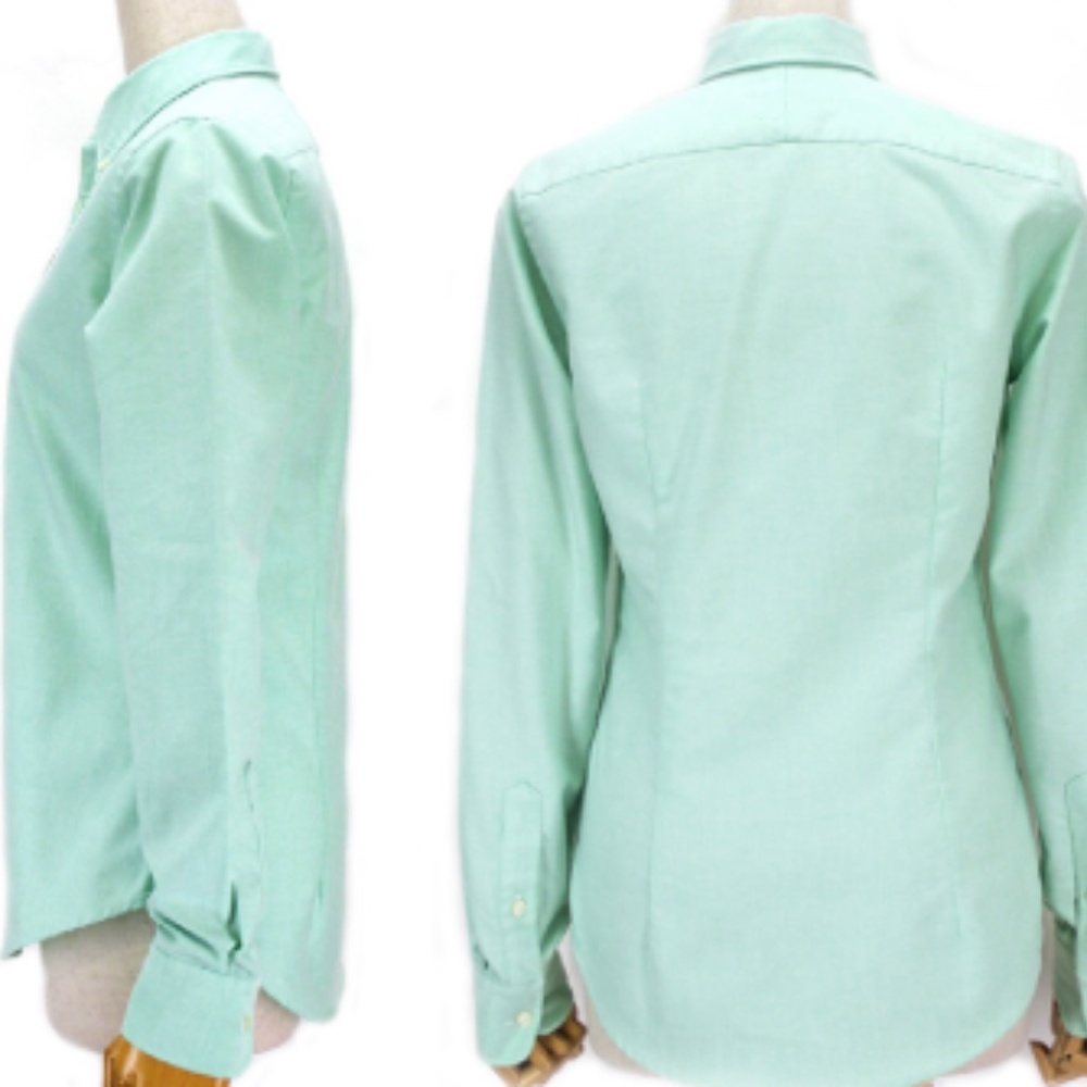 Ralph Lauren Green Slim Fit Oxford